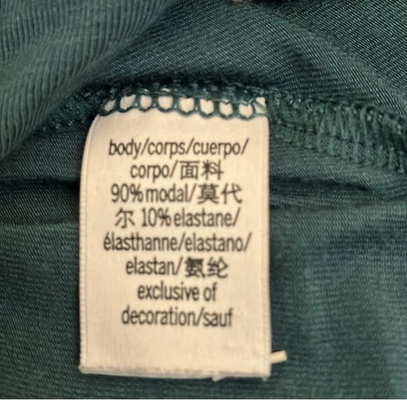 Heavenly by Victoria Soft Modal Twist-tie Crop Top, Sea Foam - Picture 9 of 10